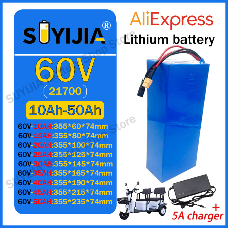 21700 60V 50Ah 45Ah 20Ah 25Ah  - 60V 30Ah Electric Scooter Battery 评论和价格